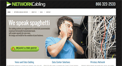 Desktop Screenshot of networkcabling.com