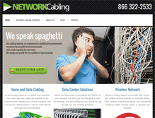 Tablet Screenshot of networkcabling.com